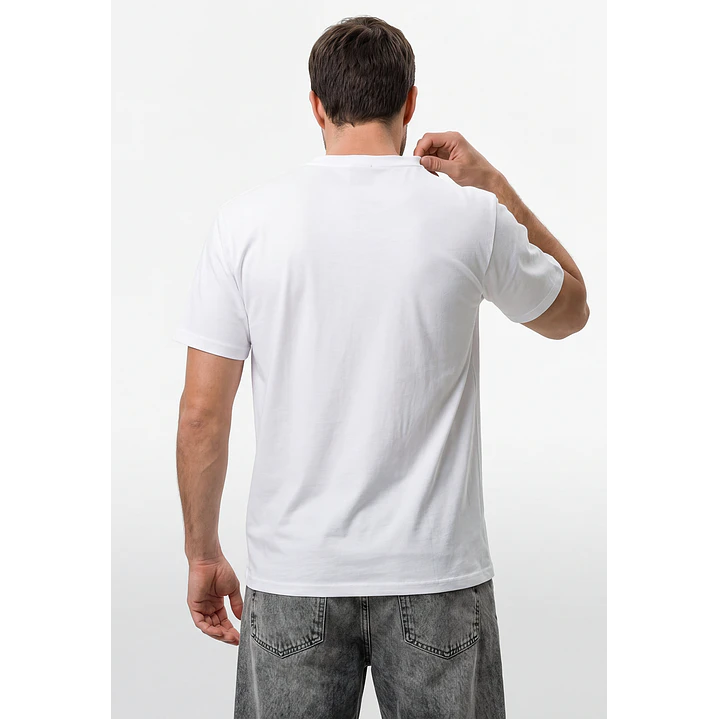 Polera Casual Hombre Blanco 3