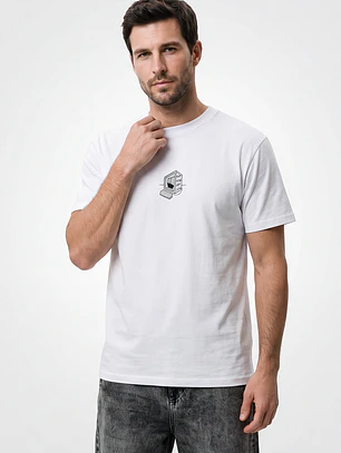 Polera Casual Hombre Blanco