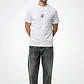 Polera Casual Hombre Blanco - Miniatura 4