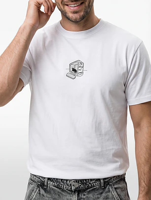 Polera Casual Hombre Blanco