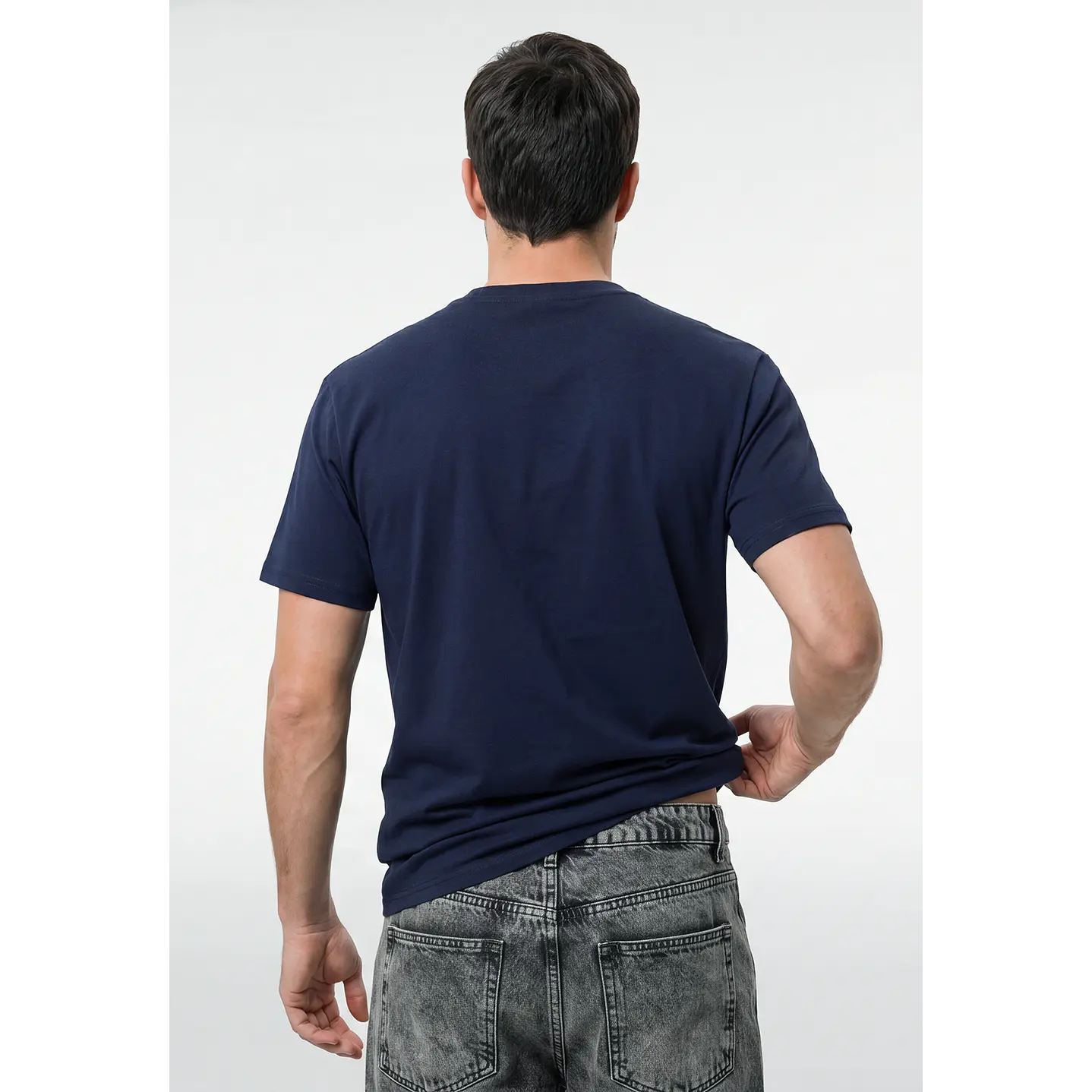 Polera Casual Hombre Azul 3