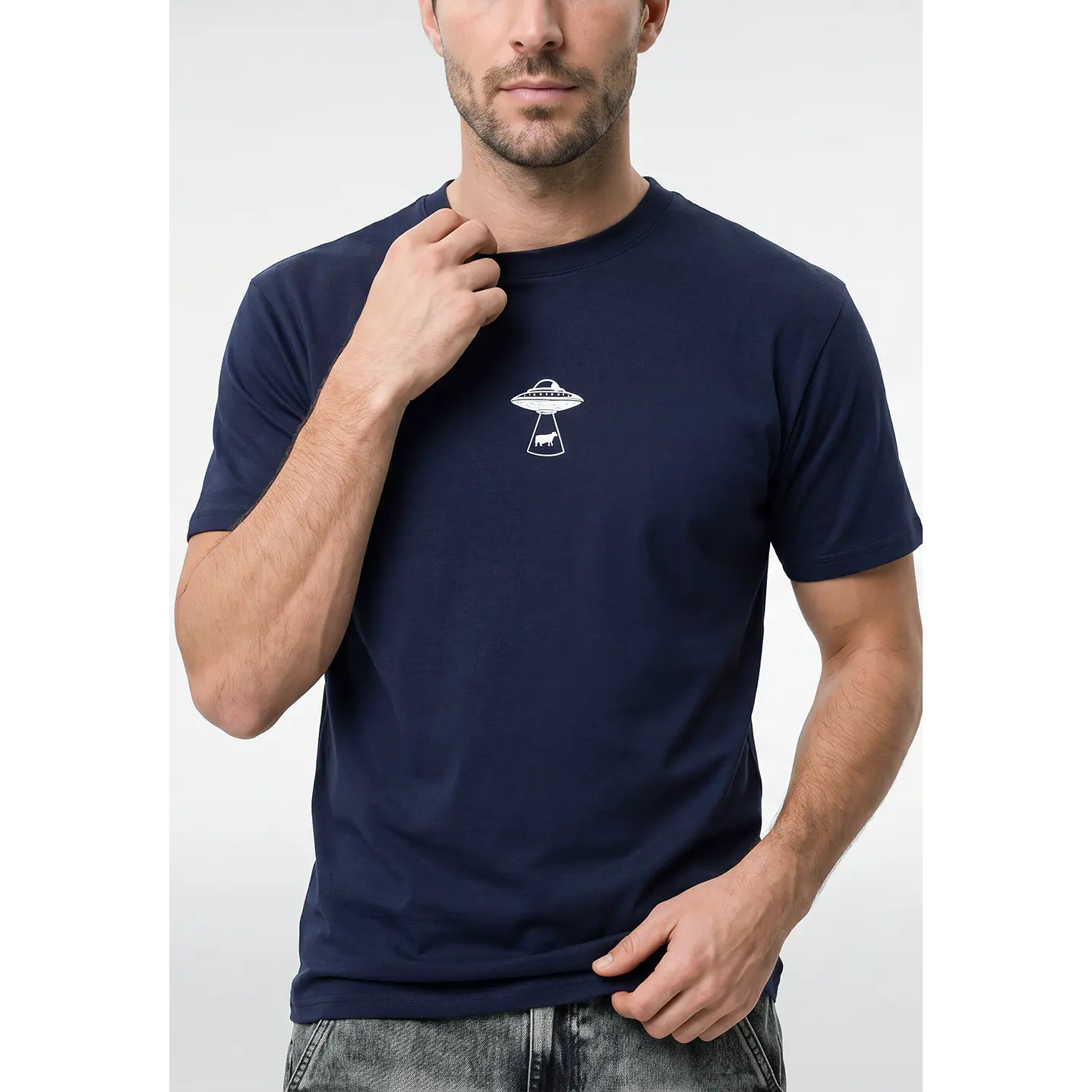 Polera Casual Hombre Azul 2