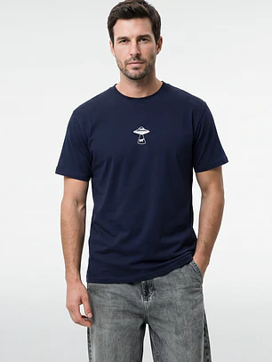 Polera Casual Hombre Azul