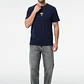 Polera Casual Hombre Azul - Miniatura 4