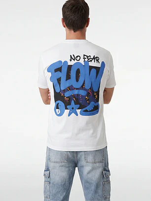 Polera Flow Hombre Blanco