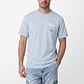 Polera Graffitti Hombre Celeste - Miniatura 1