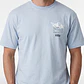 Polera Graffitti Hombre Celeste - Miniatura 2