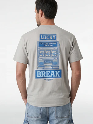 Polera Lucky Hombre Gris