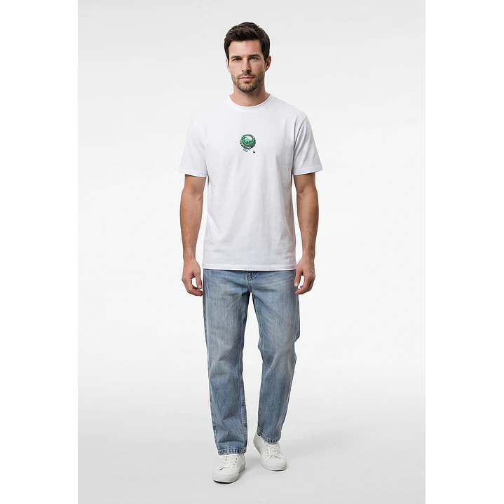 Polera Tapas Hombre Blanco 4