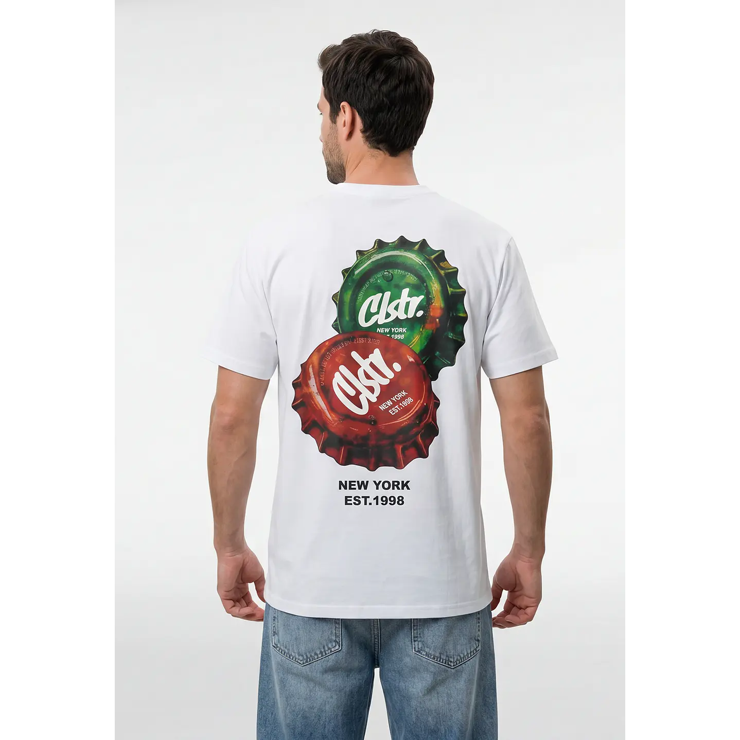 Polera Tapas Hombre Blanco 2