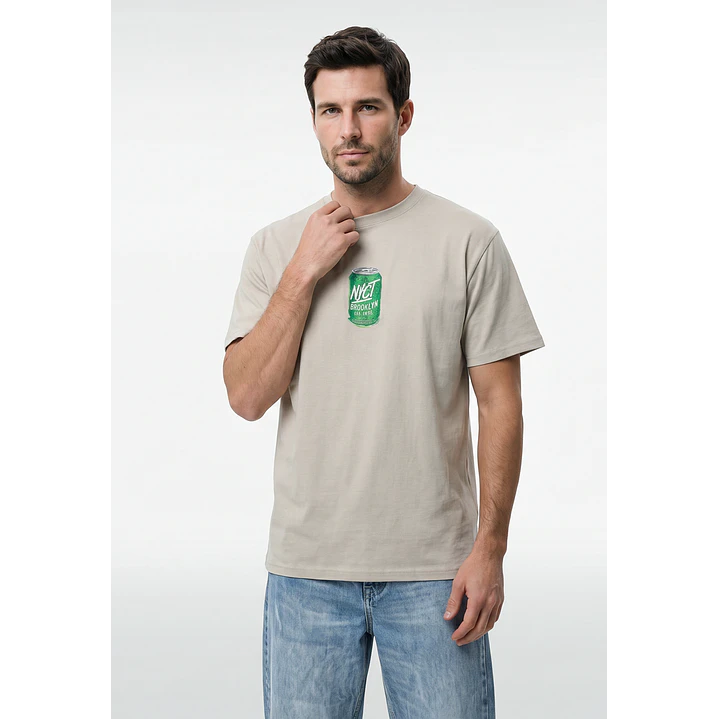 Polera Tapas Hombre Beige 1