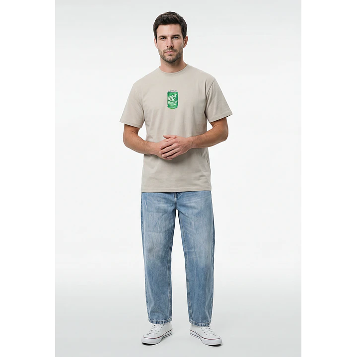 Polera Tapas Hombre Beige 2