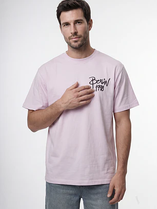 Polera City Urbano Hombre Rosado