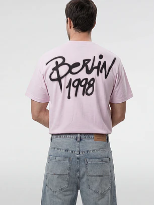 Polera City Urbano Hombre Rosado