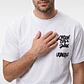 Polera City Urbano Hombre Blanco - Miniatura 2