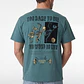 Polera Calavera Relaxed Hombre Verde - Miniatura 3