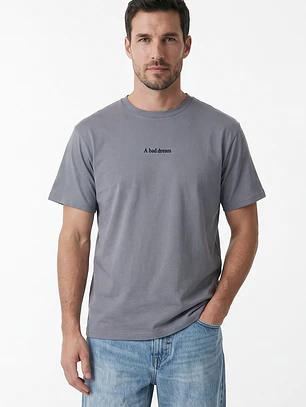 Polera Dream Relaxed Hombre Gris