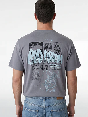 Polera Dream Relaxed Hombre Gris