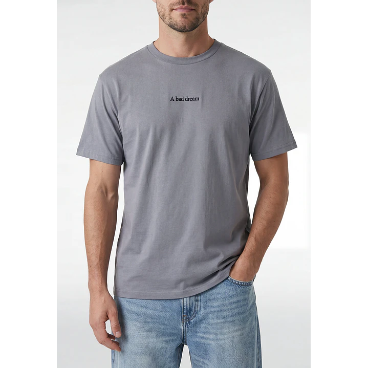 Polera Dream Relaxed Hombre Gris 2