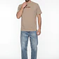 Polera Letras Relaxed Hombre Beige - Miniatura 4