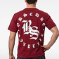 Polera Gothic Relaxed Hombre Rojo - Miniatura 3