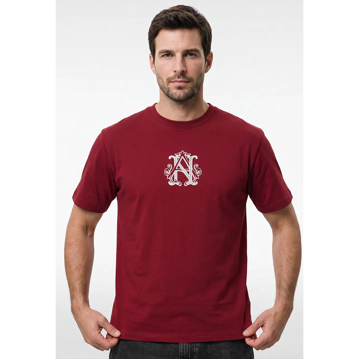 Polera Gothic Relaxed Hombre Rojo 3