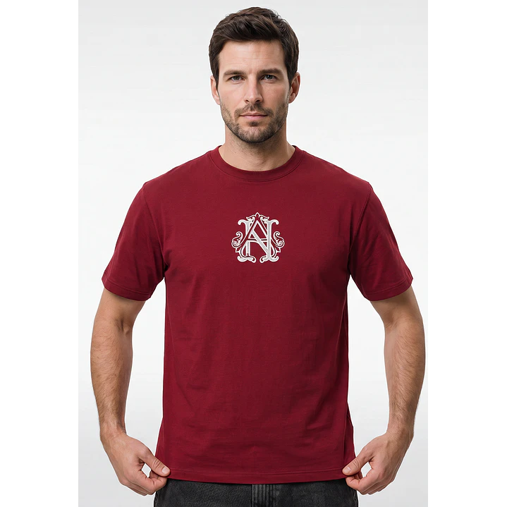 Polera Gothic Relaxed Hombre Rojo 2