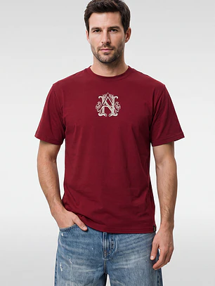 Polera Gothic Relaxed Hombre Rojo