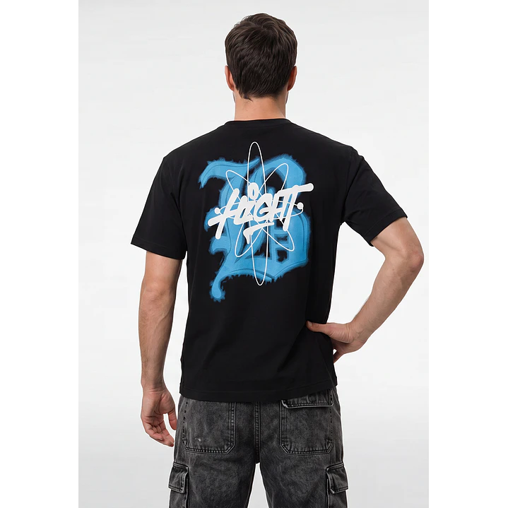 Polera Gothic Relaxed Hombre Negro 3