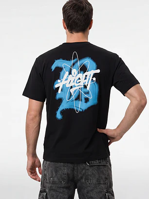 Polera Gothic Relaxed Hombre Negro