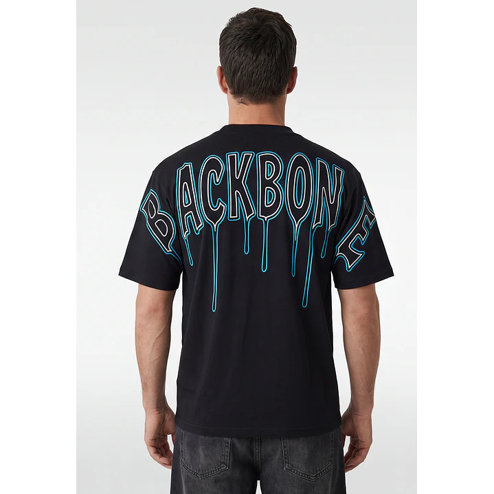Polera Backbone Hombre Negro 3