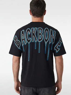 Polera Backbone Hombre Negro