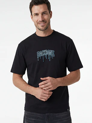 Polera Backbone Hombre Negro