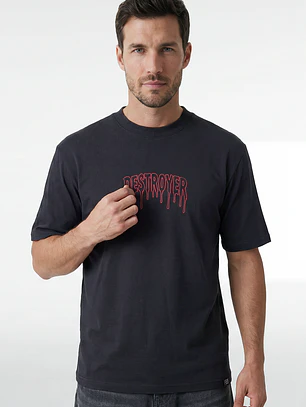 Polera Destroyer Hombre Gris