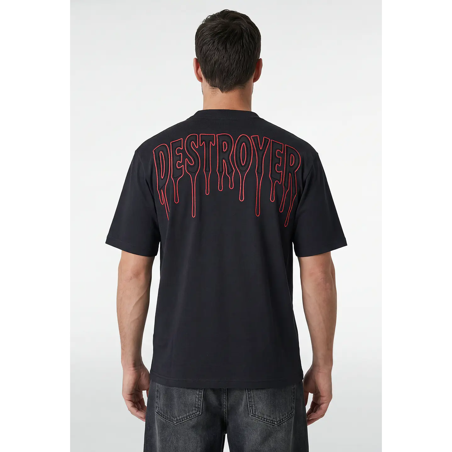 Polera Destroyer Hombre Gris 1