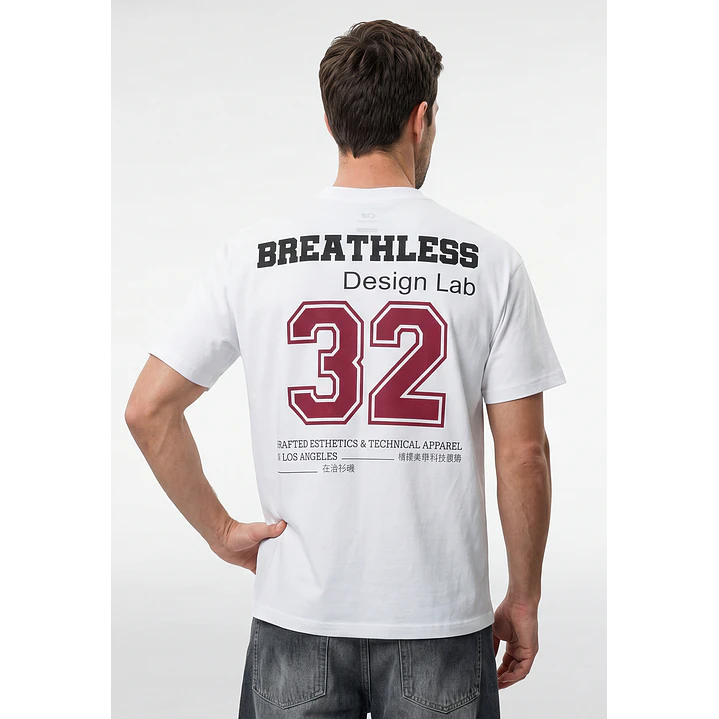 Polera Jersey Hombre Blanco 3