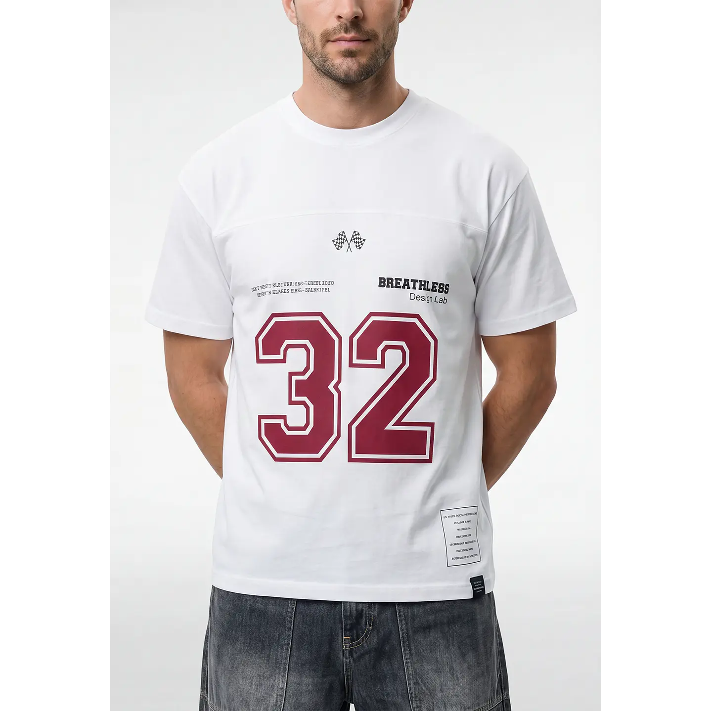 Polera Jersey Hombre Blanco 4