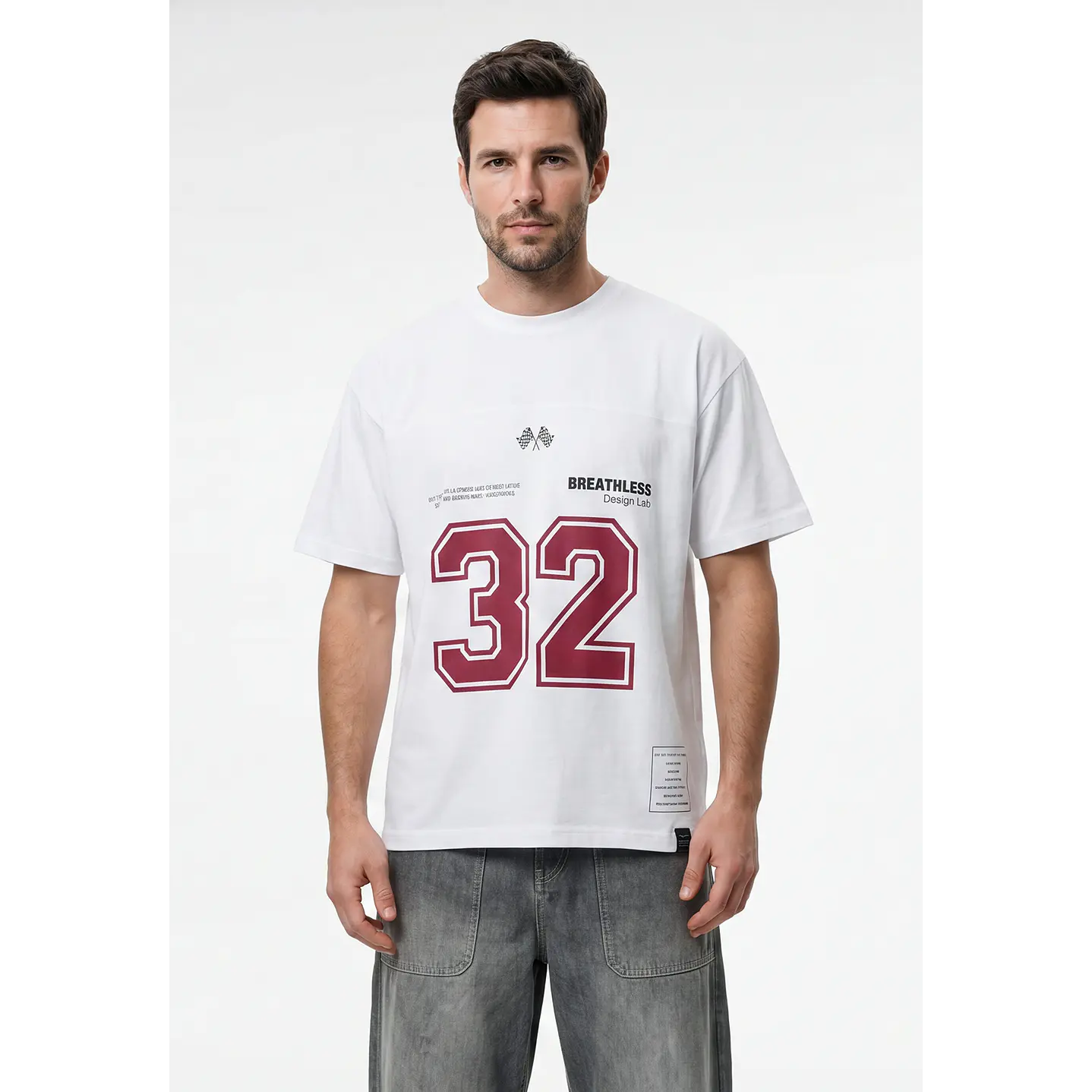 Polera Jersey Hombre Blanco 1