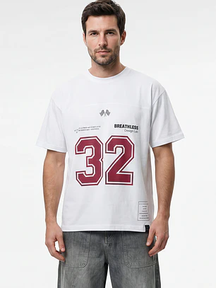 Polera Jersey Hombre Blanco