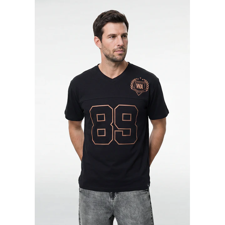 Polera Jersey Hombre Negro 1