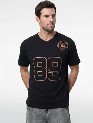 Polera Jersey Hombre Negro