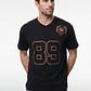Polera Jersey Hombre Negro - Miniatura 1