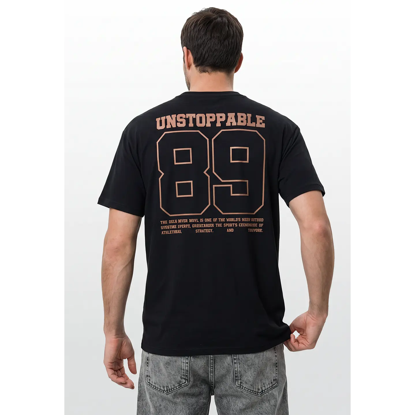 Polera Jersey Hombre Negro 2