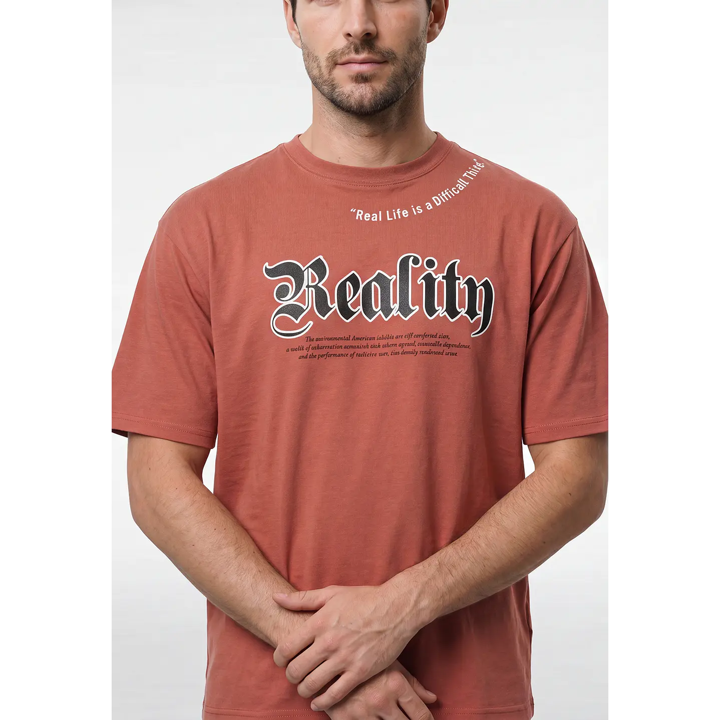 Polera Urbano Hombre Café 2