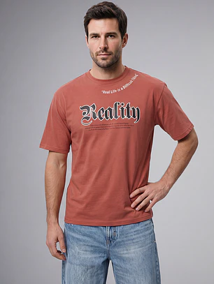 Polera Urbano Hombre Café