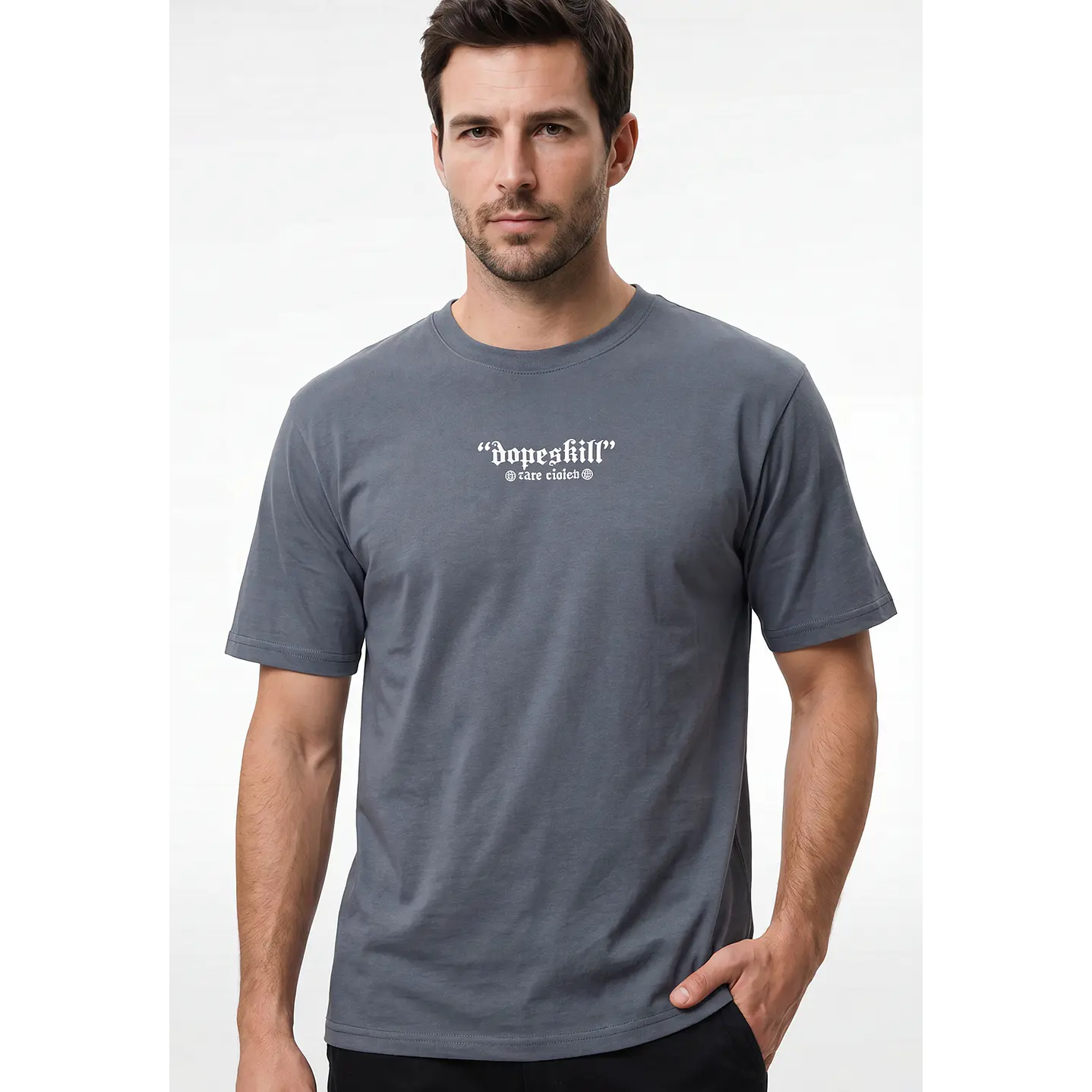 Polera Urbano Hombre Gris 2