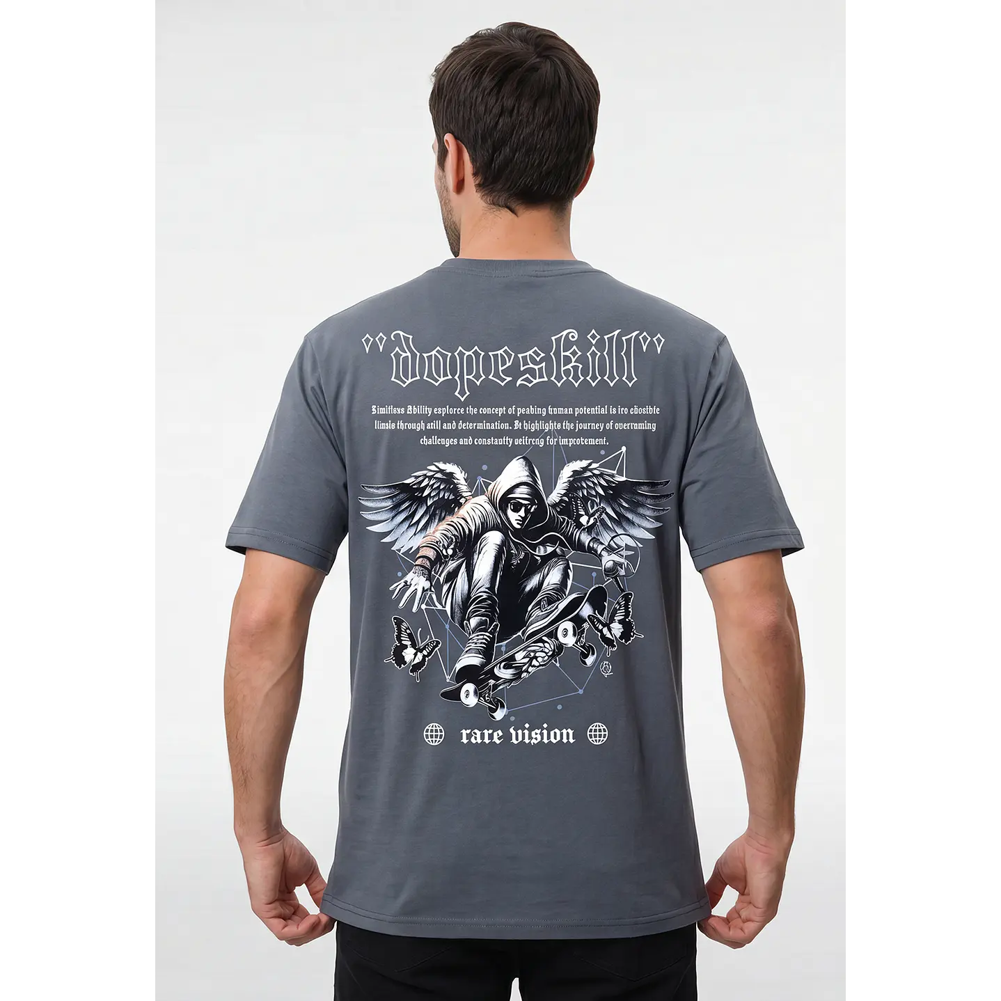 Polera Urbano Hombre Gris 3