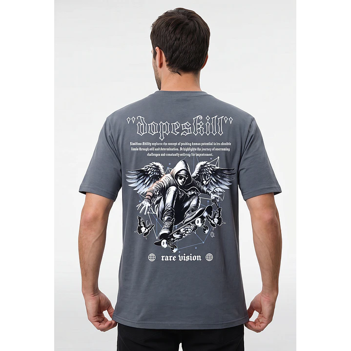 Polera Urbano Hombre Gris 3