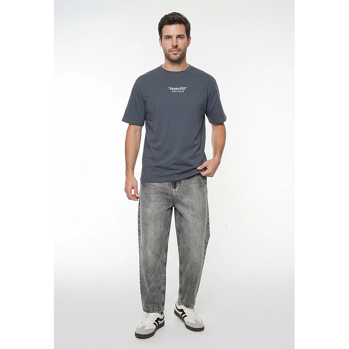 Polera Urbano Hombre Gris 4