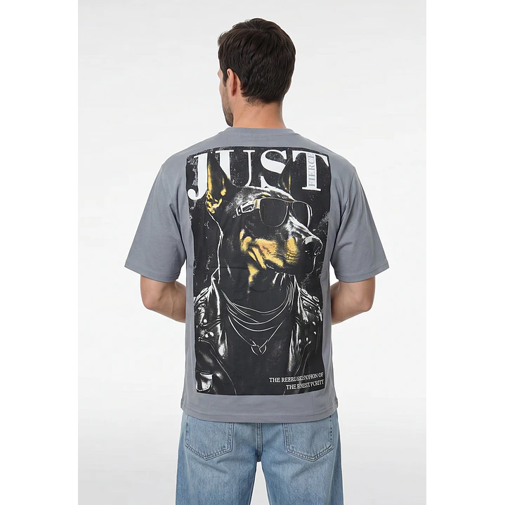 Polera Urbano Hombre Azul 3